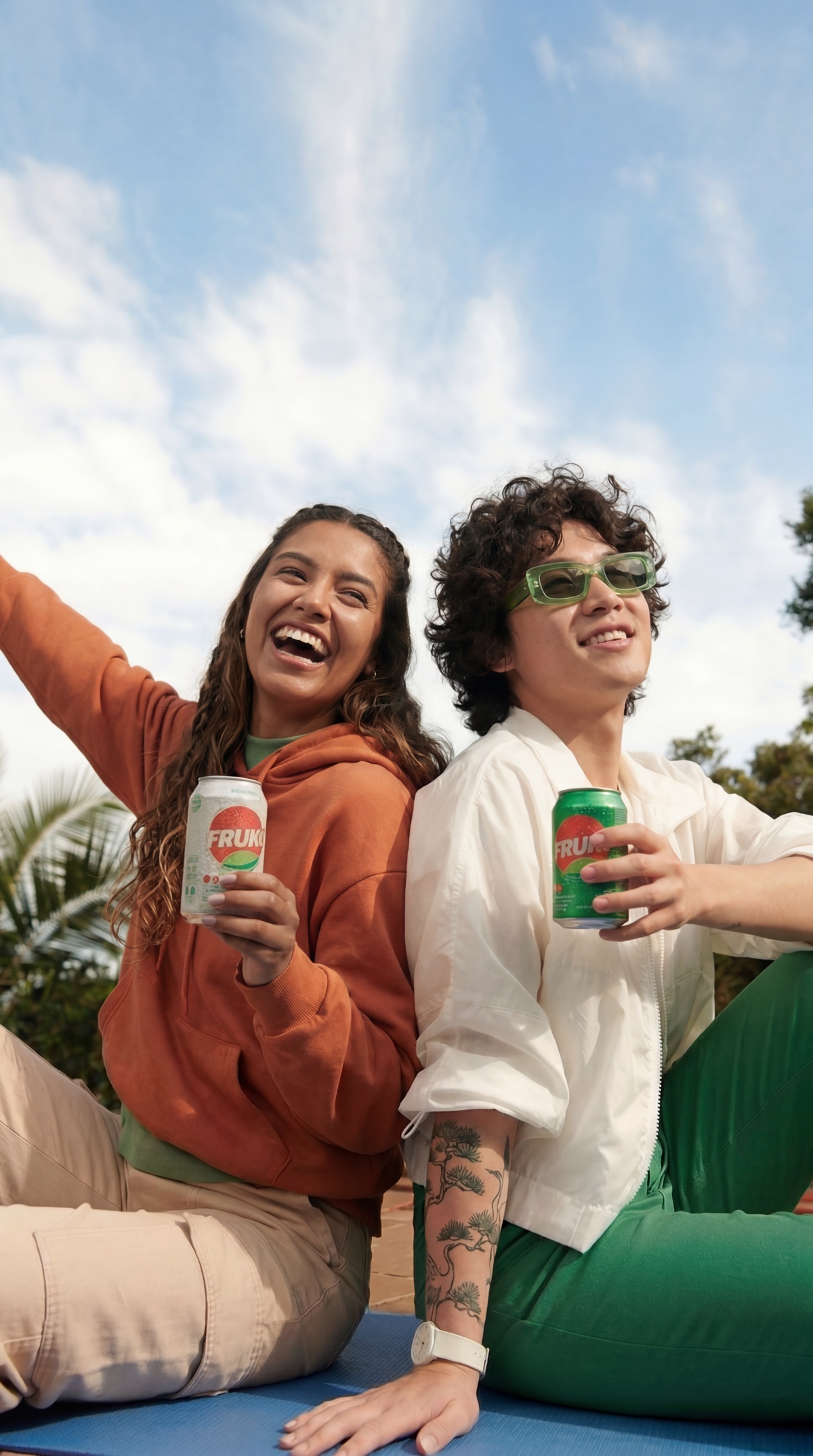 Brand campaign — beverage lifestyle shoot