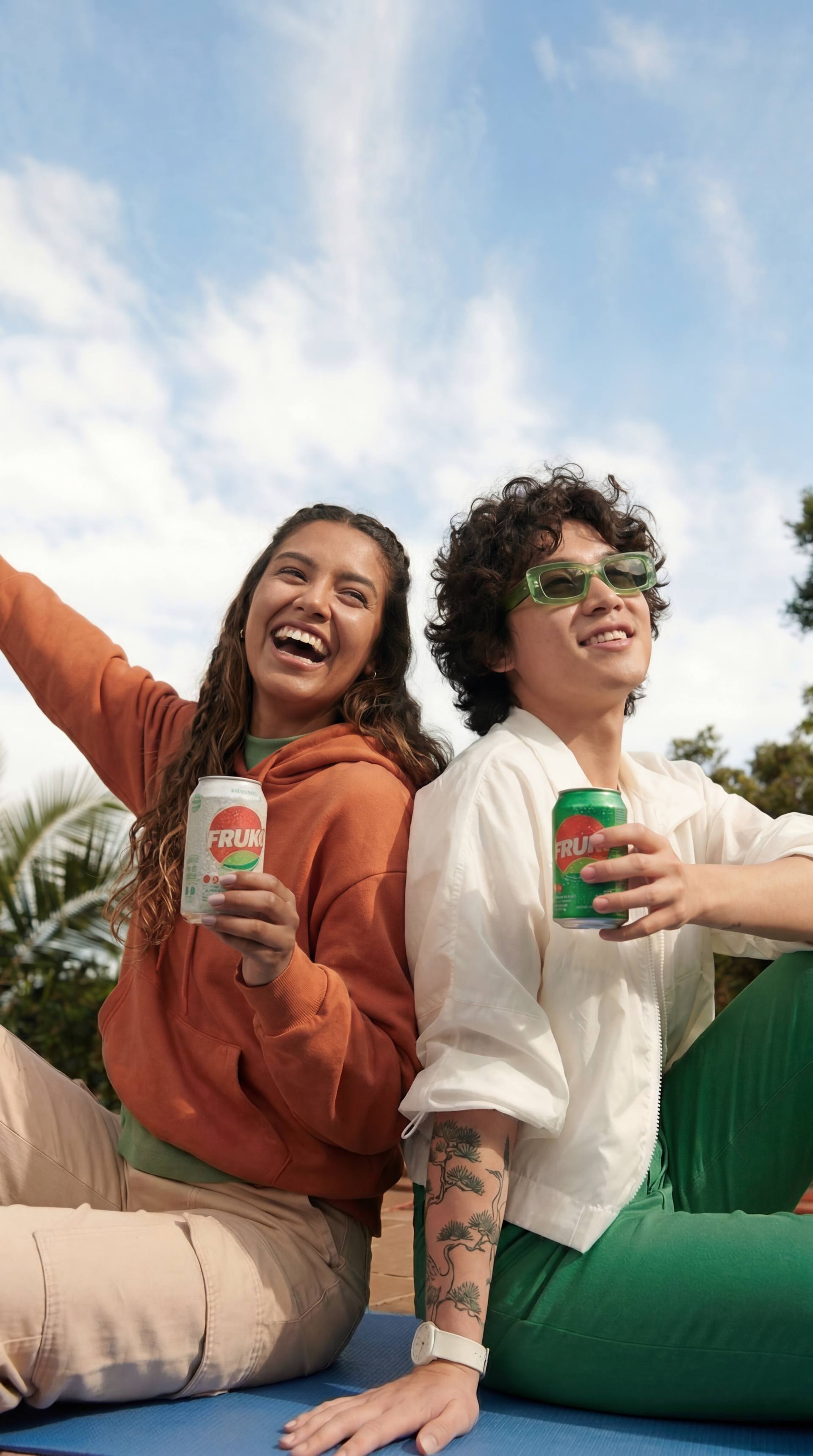 Brand campaign — beverage lifestyle shoot