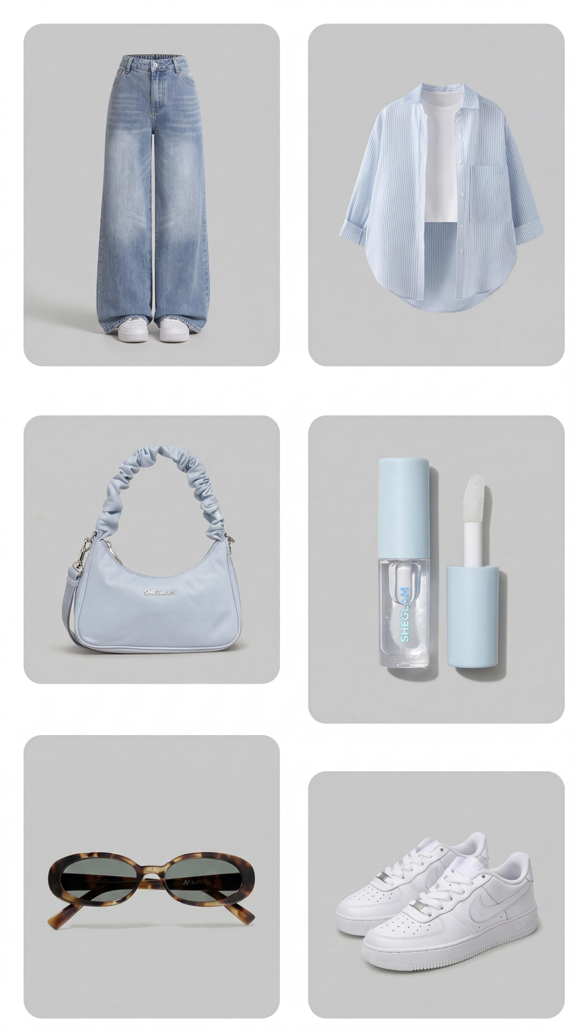 Product flat-lay — vision board