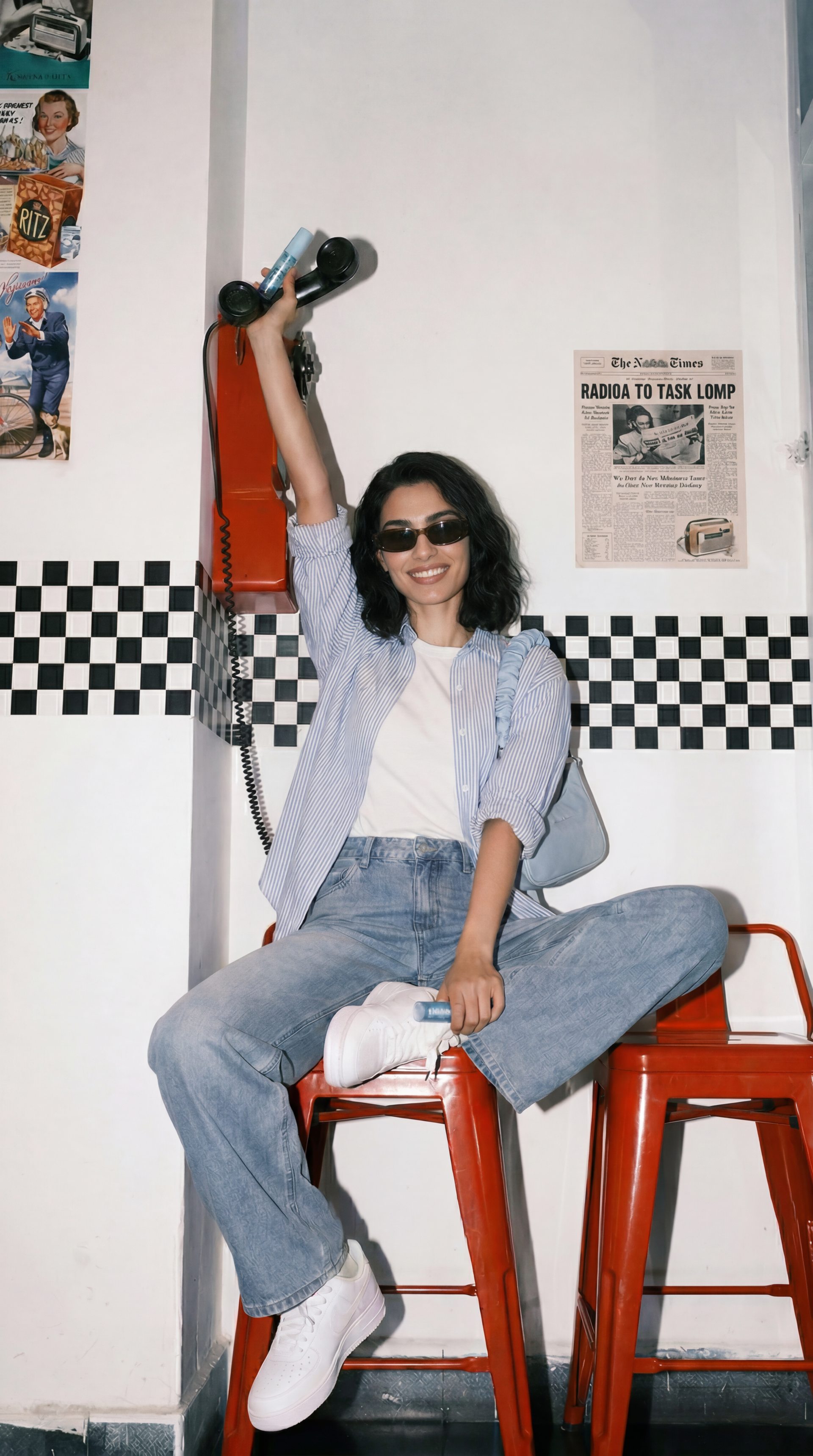 Retro diner campaign